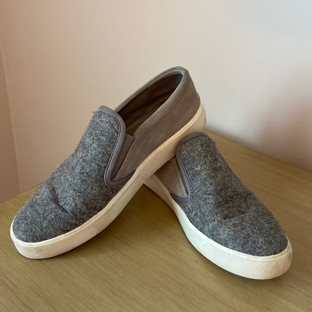 Vince Wool Slip-On Shoes